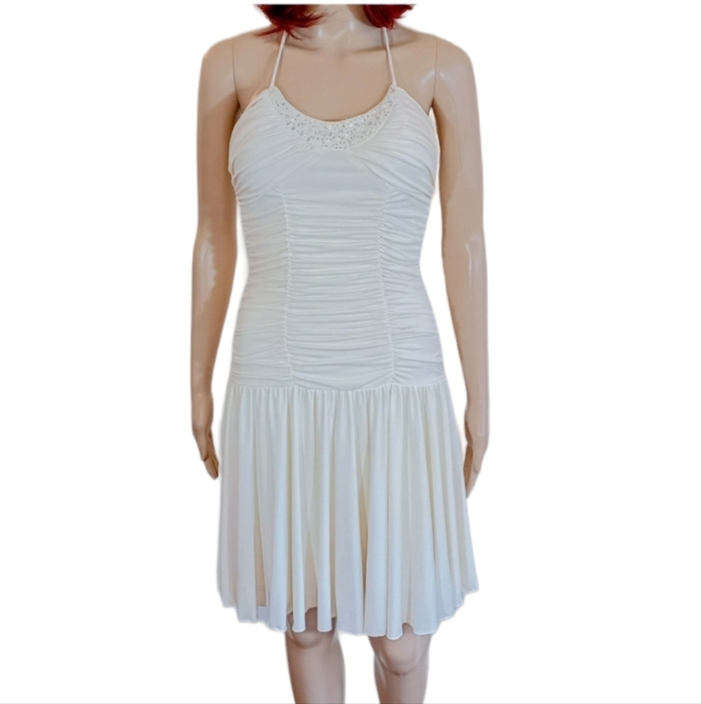 BCBG Ruched Dress Size Small - Picture 5 of 10